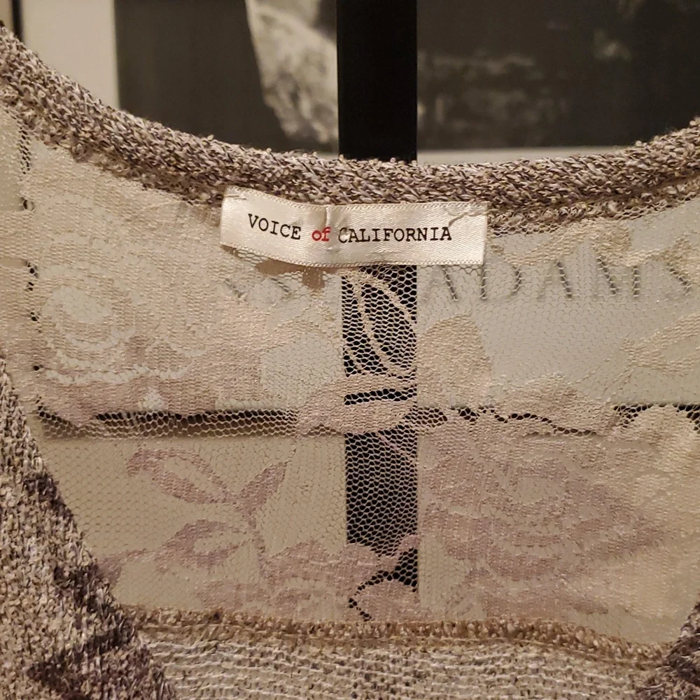 Embellished Lace-Back Camisole in Silver Taupe - Picture 3 of 4